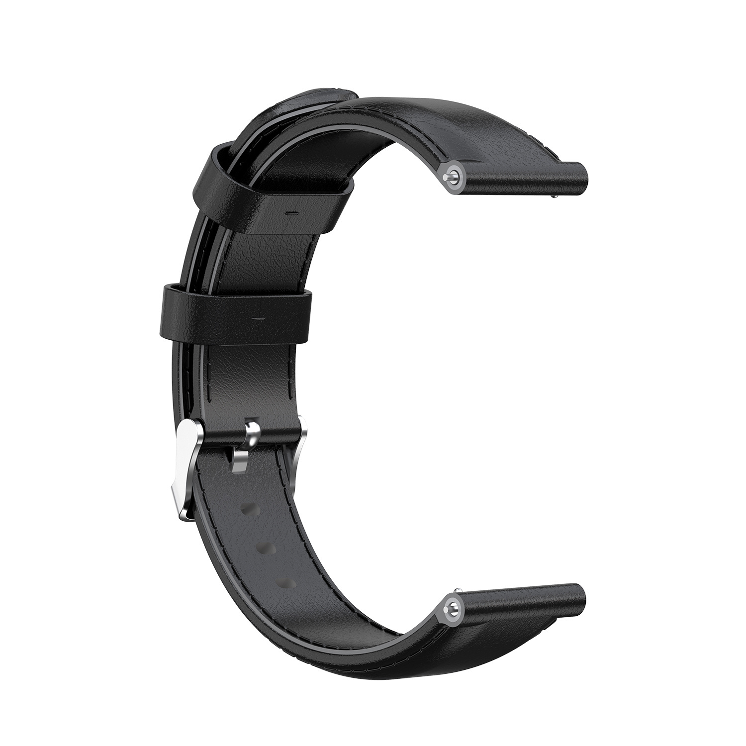 Samsung Galaxy Watch bőrszíj - fekete