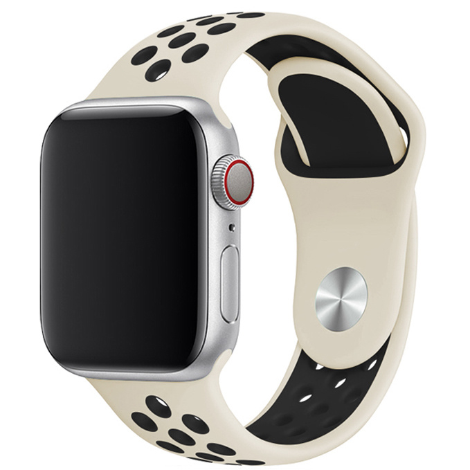  Apple Watch dupla sport szalag - antik fehér fekete