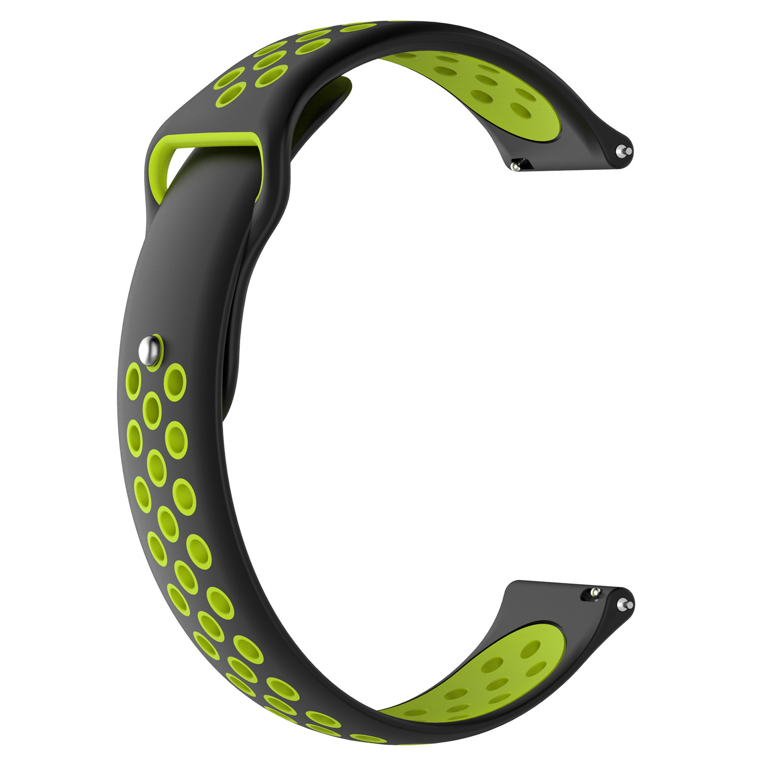 Huawei Watch GT dupla sport szalag - fekete zöld