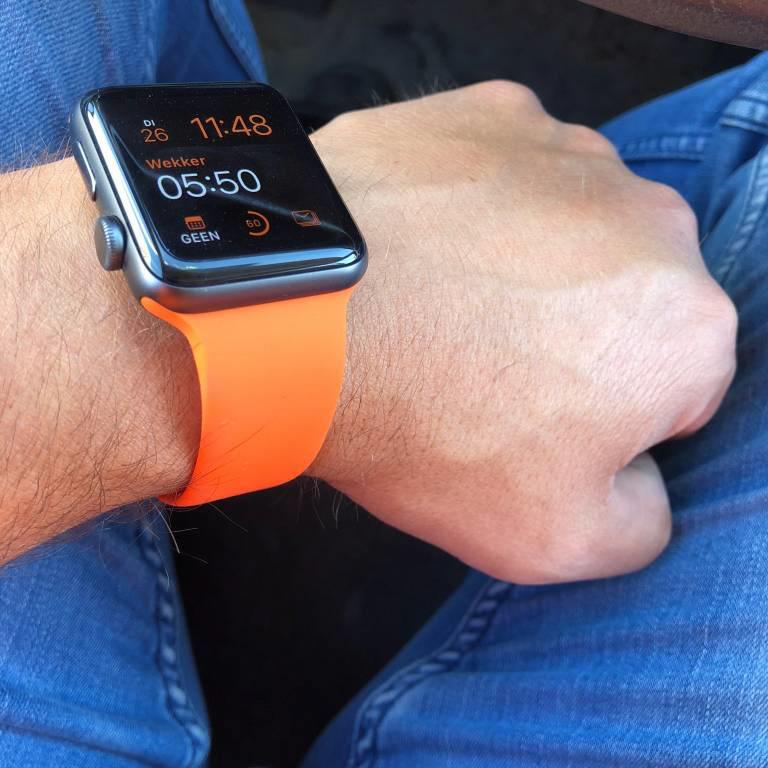  Apple Watch sport gumiabroncs - narancssárga
