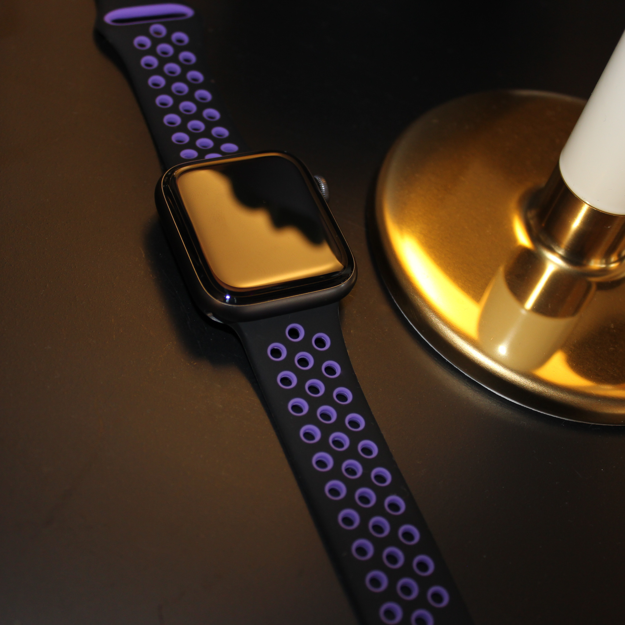  Apple Watch dupla sport pánt - fekete hiper szőlő