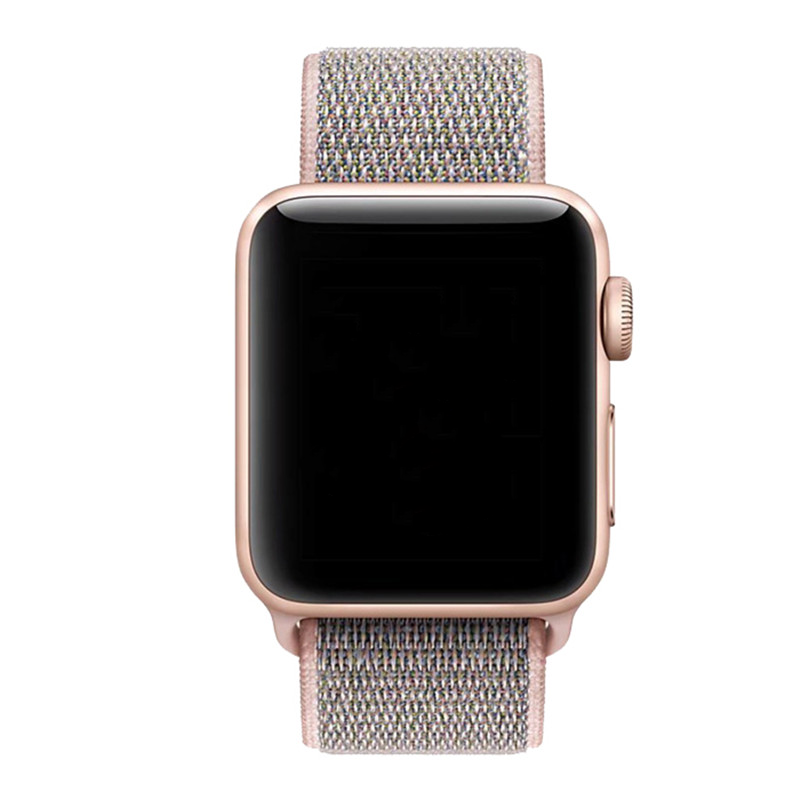  Apple Watch Nejlon sport futópad - rózsaszín homok