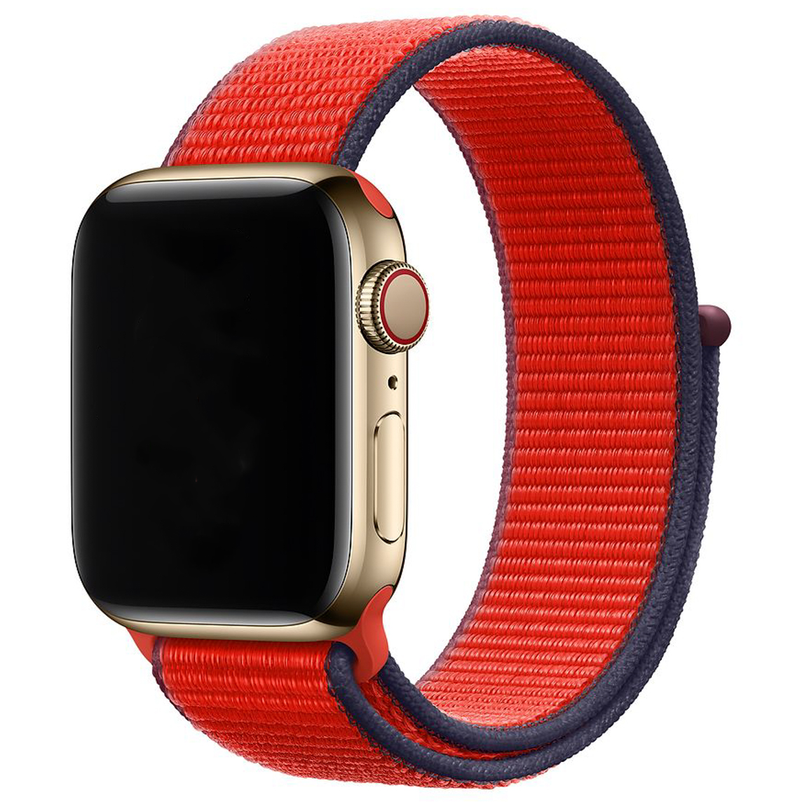  Apple Watch Nejlon sport futópad - trikolor piros