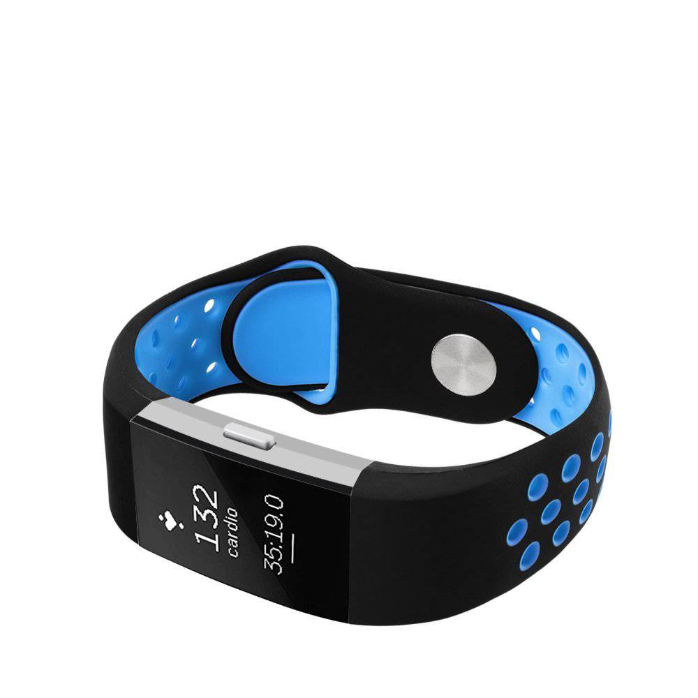 Fitbit Charge 2 dupla sportpánt - fekete kék