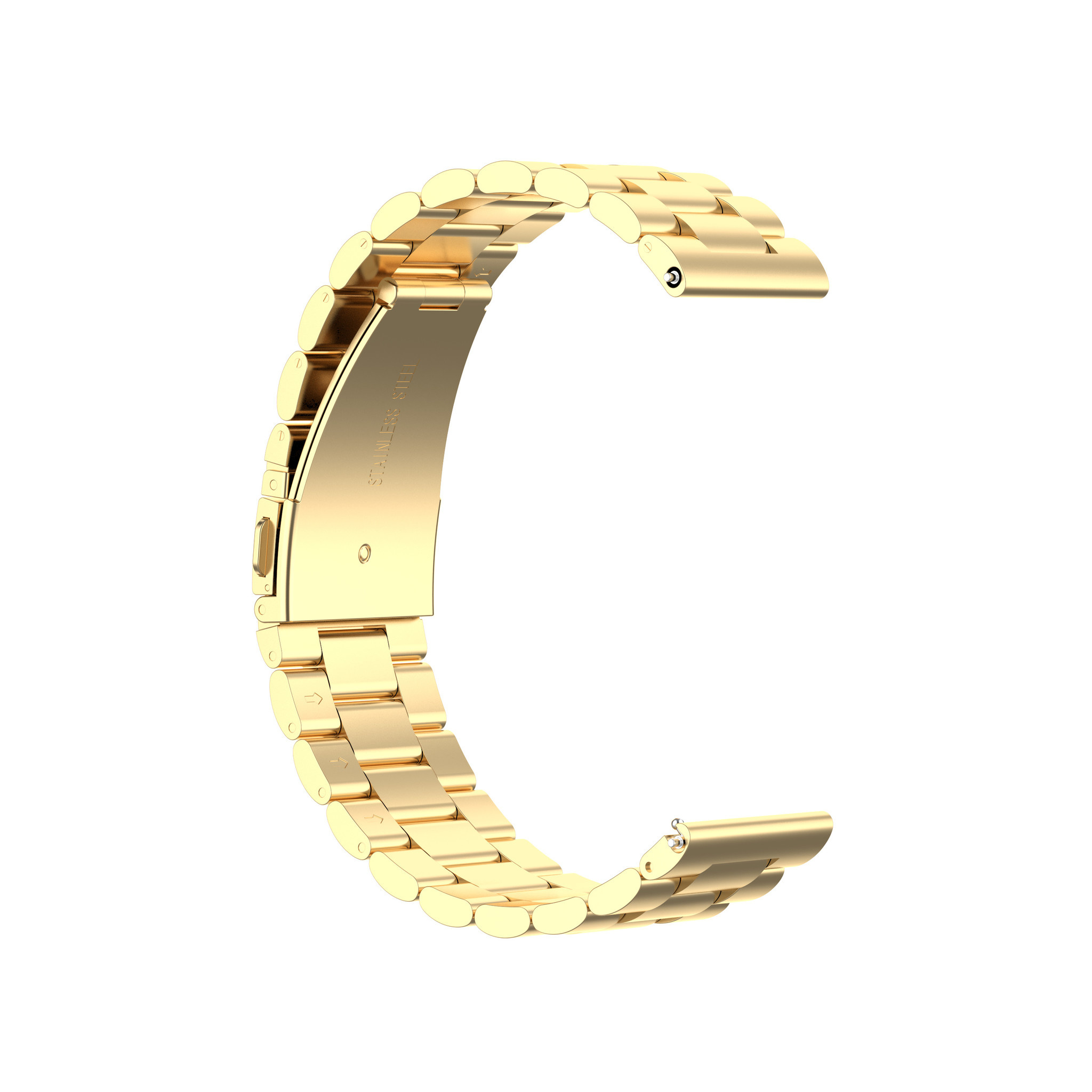 Samsung Galaxy Watch gyöngyök Acél láncszem pánt - arany