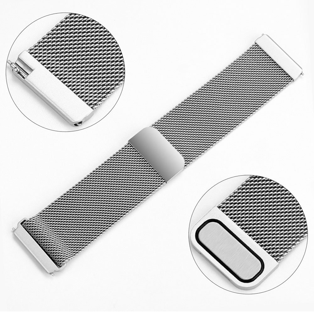 Fitbit Versa milánói szalag - ezüst