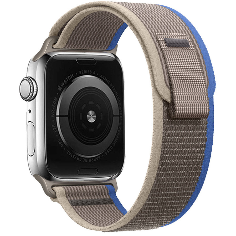  Apple Watch Nejlon nyomkövető pánt - kék szürke