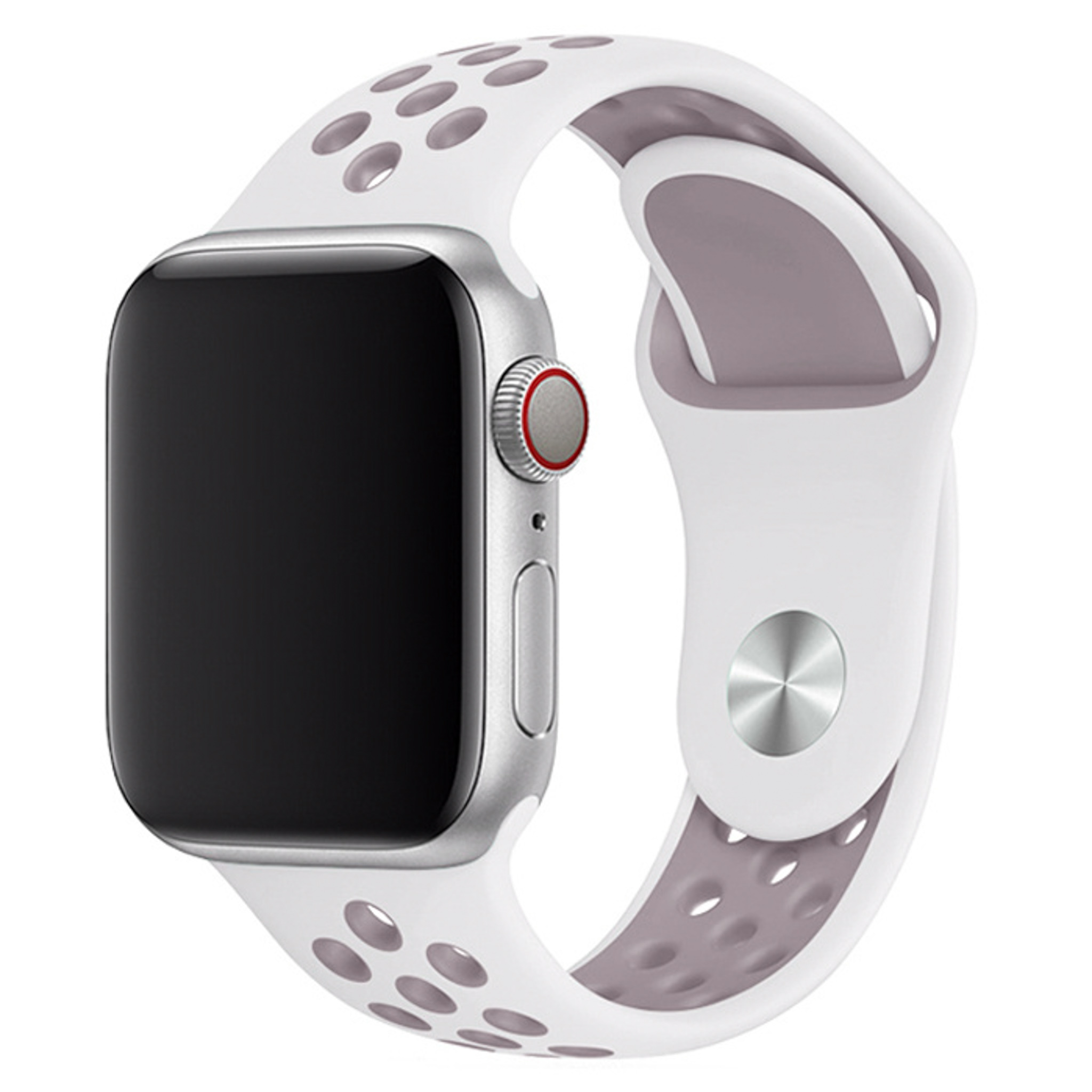  Apple Watch dupla sport szalag - fehér levendula