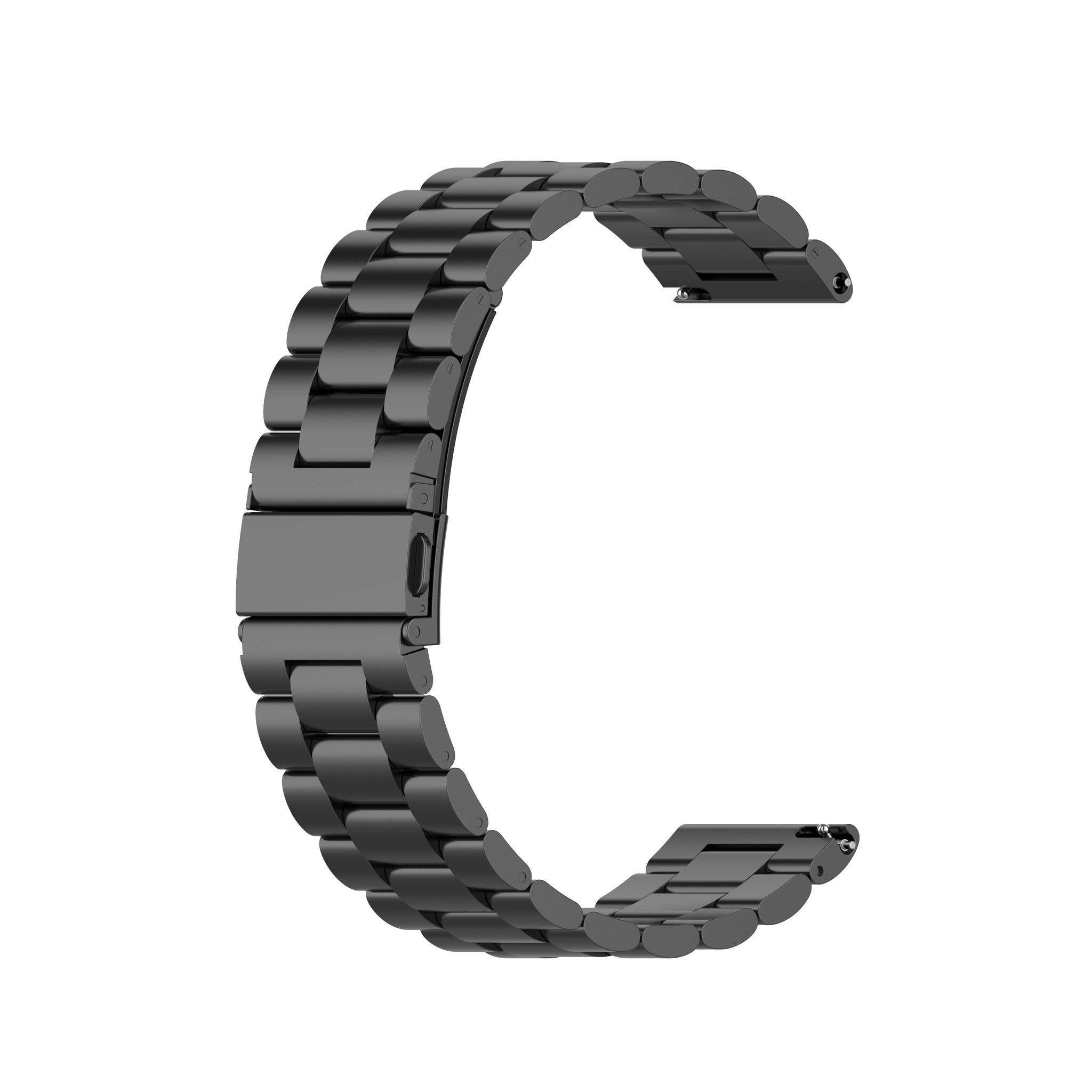 Huawei Watch GT gyöngyök Acél link szalag - fekete