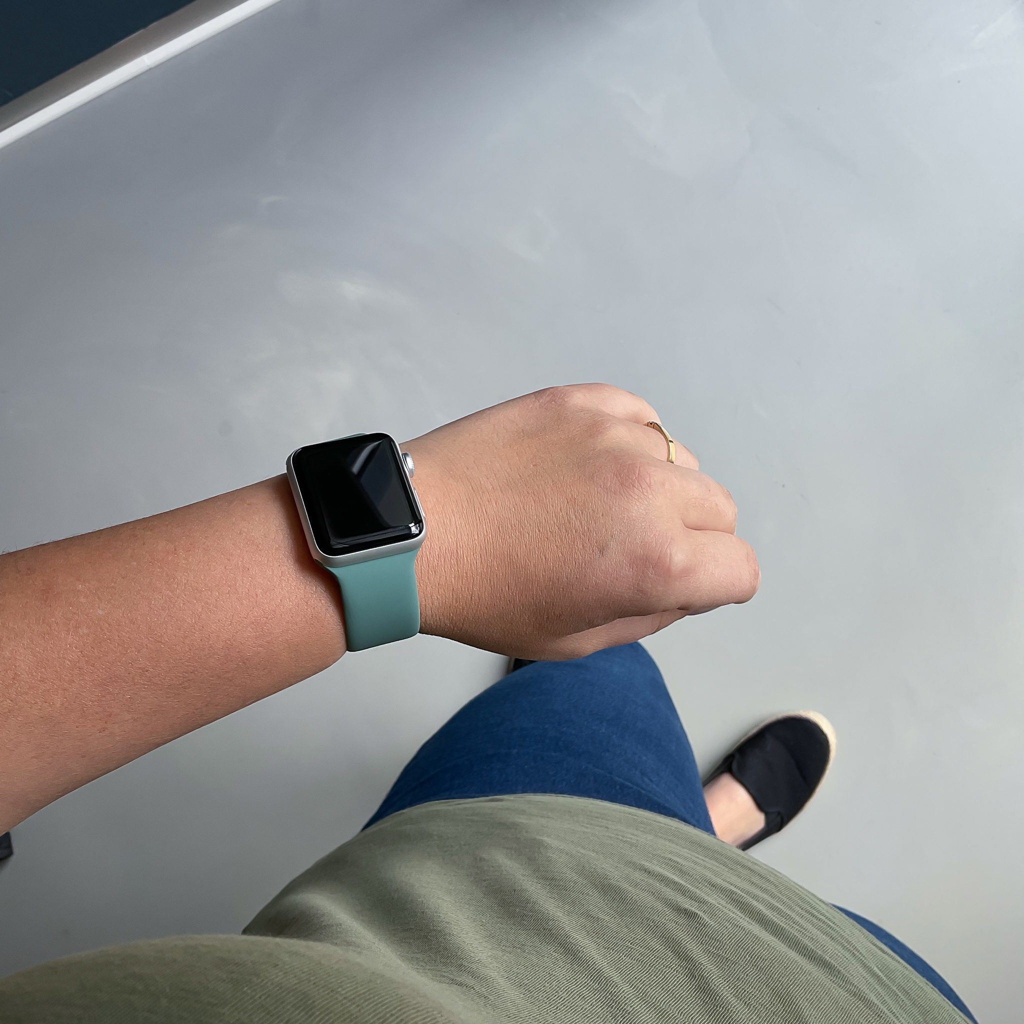  Apple Watch sport solo futóöv - fenyő zöld