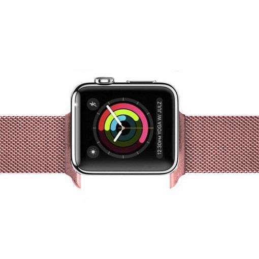 Apple Watch milánói szíj - rózsaszín piros