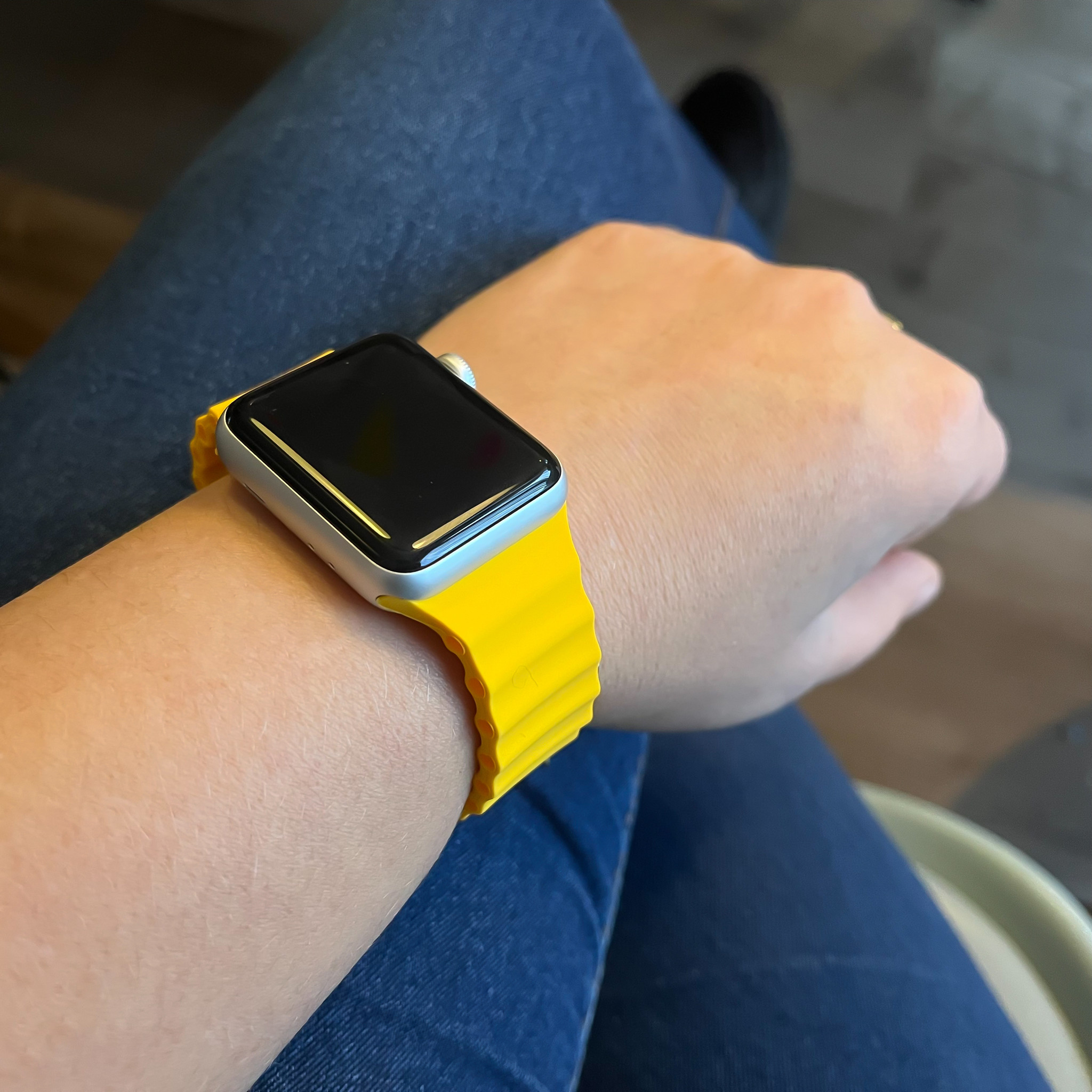 Apple Watch sport óceán szíj - sárga
