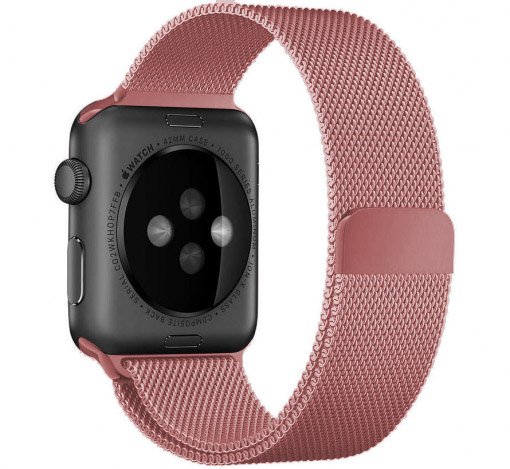  Apple Watch milánói szíj - rózsaszín piros