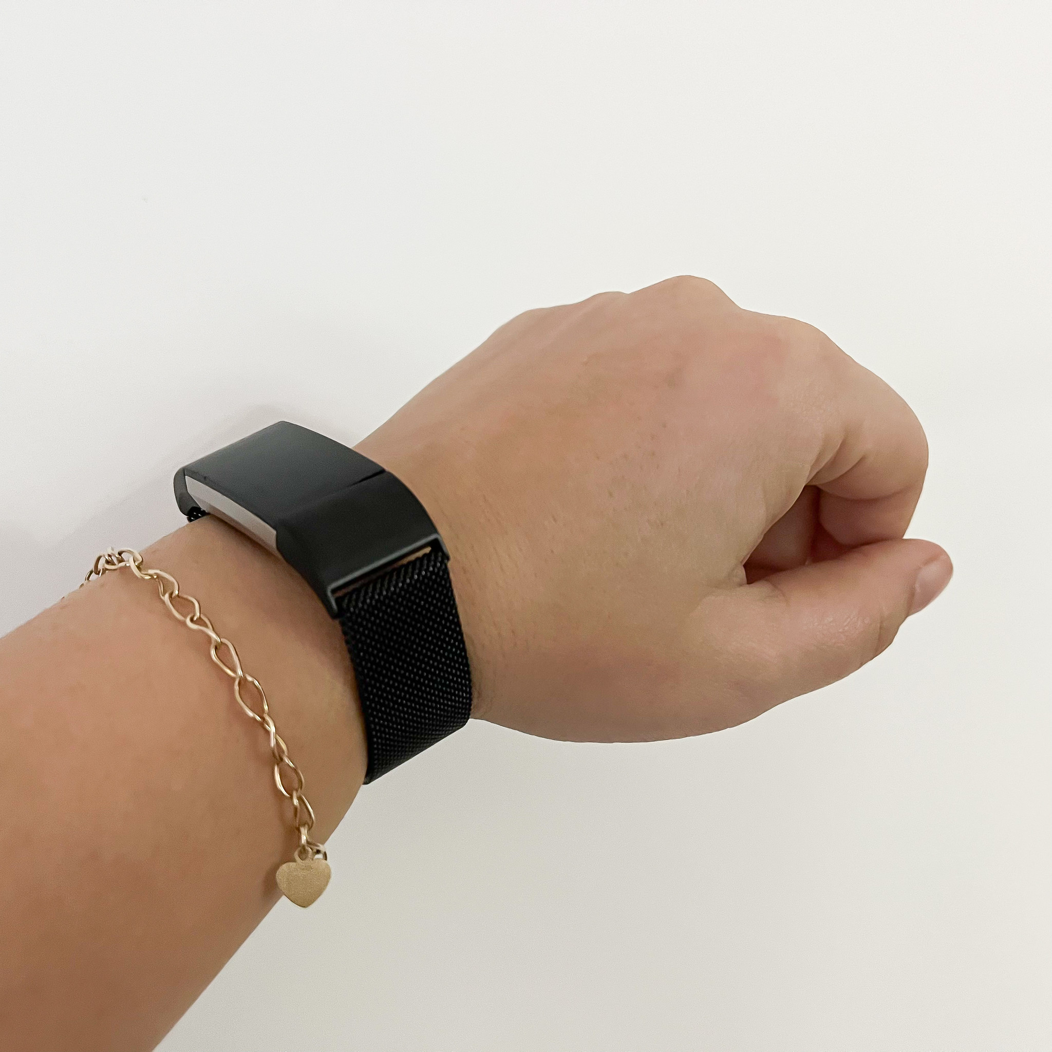 Fitbit Charge 2 milánói szalag - fekete