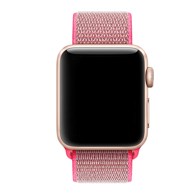  Apple Watch Nejlon sport futópad - rózsaszín piros