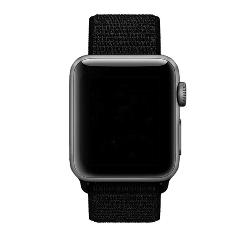  Apple Watch Nejlon sport futópad - sötét fekete