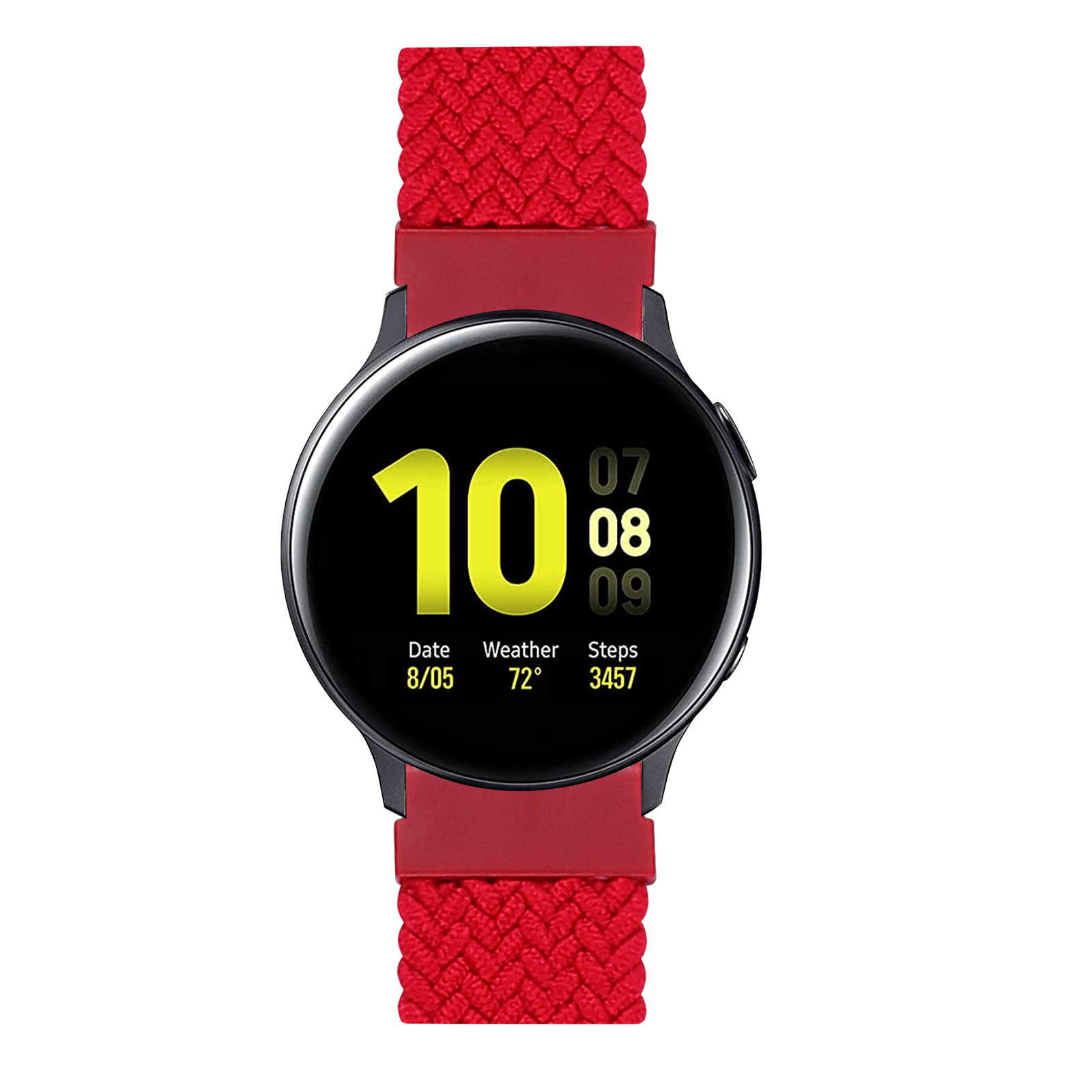Huawei Watch GT Nejlon  fonott szóló szalag - piros
