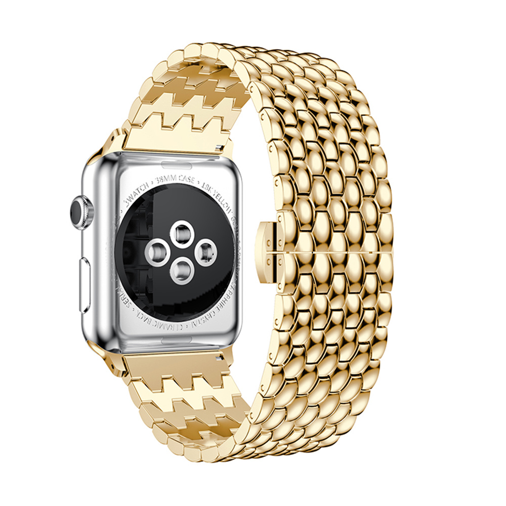 Apple Watch sárkány Acél láncszalag - arany
