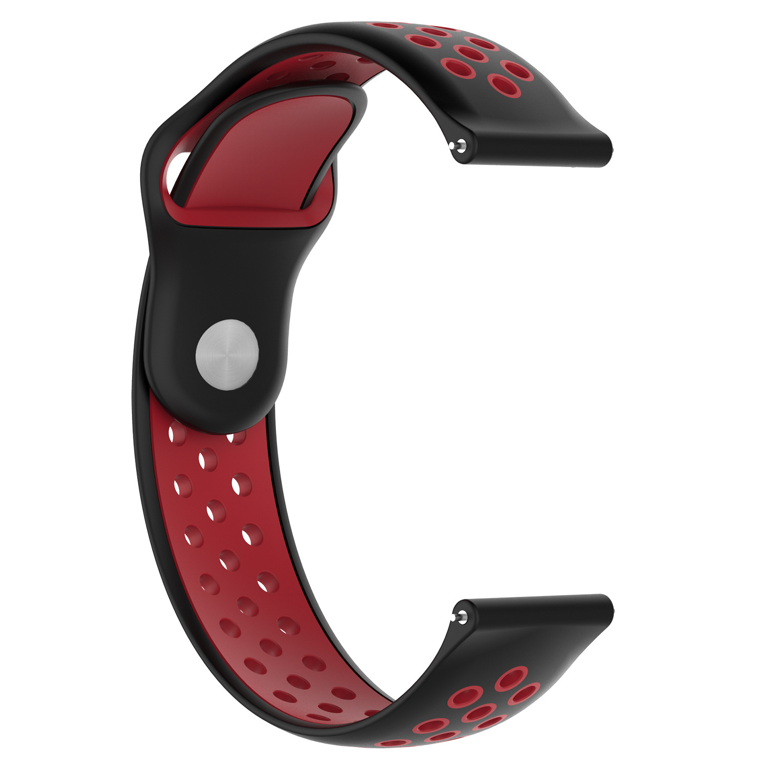 Huawei Watch GT dupla sport szalag - fekete piros