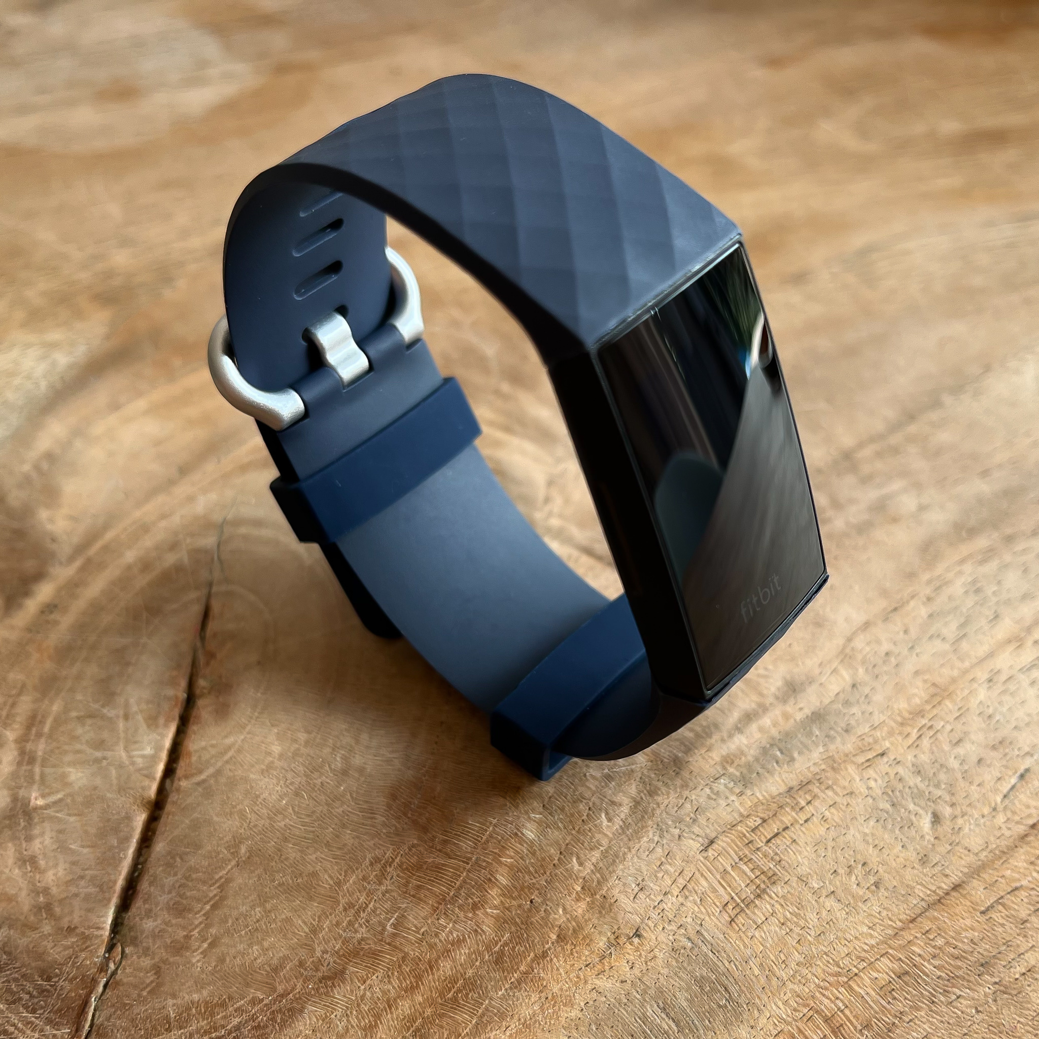 Fitbit Charge 3 &amp; 4 sport waffle szalag - sötétkék