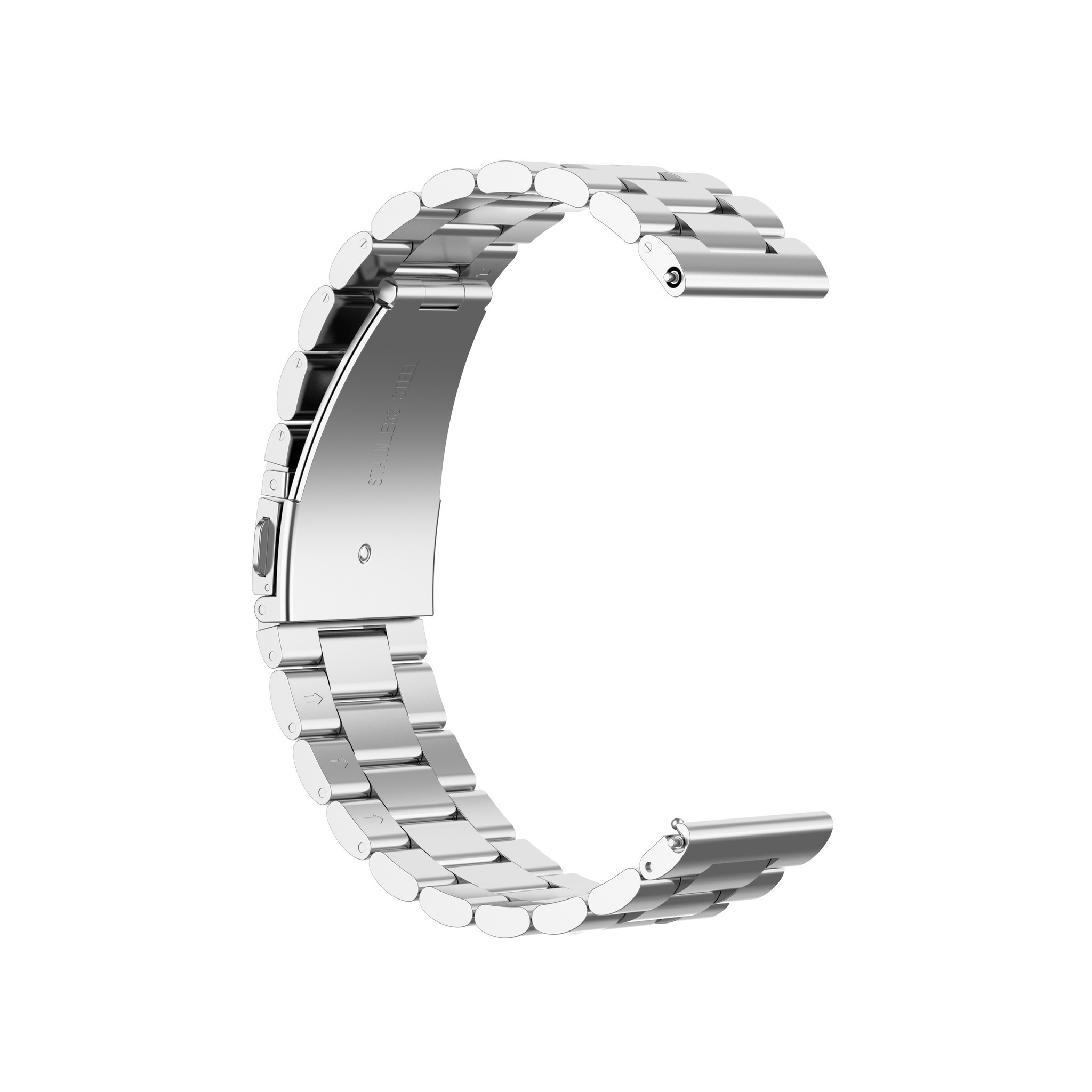Samsung Galaxy Watch gyöngyök Acél link szalag - ezüst