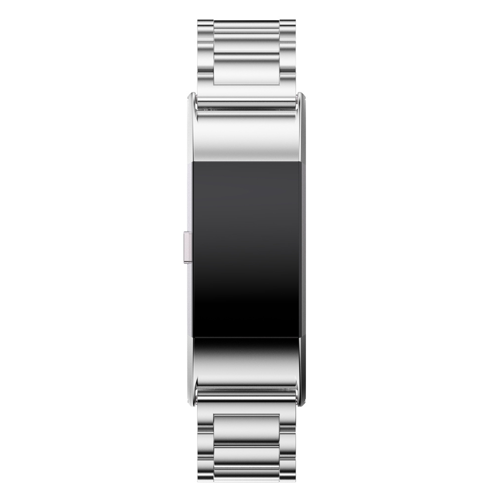 Fitbit Charge 2 gyöngyös Acél link szalag - ezüst