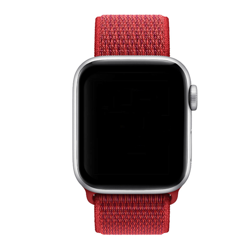  Apple Watch Nejlon sport futópad - piros mix