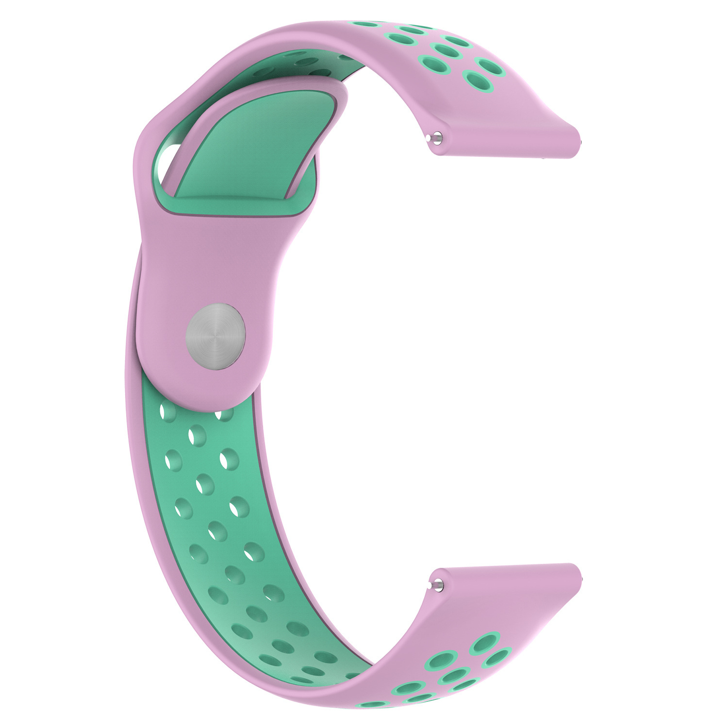 Huawei Watch GT dupla sport szalag - rózsaszín teal