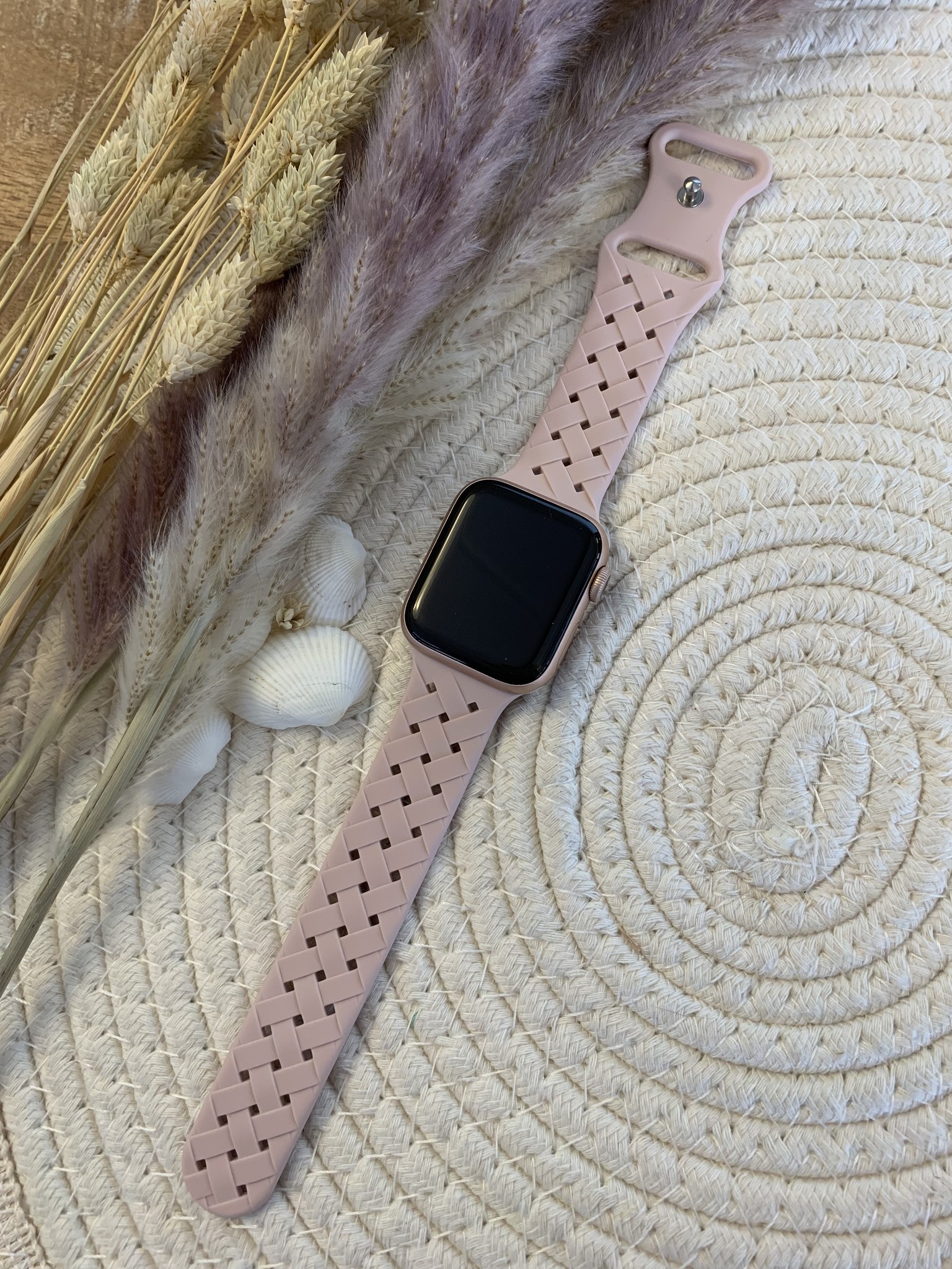  Apple Watch fonott sport szalag - rózsaszín homok