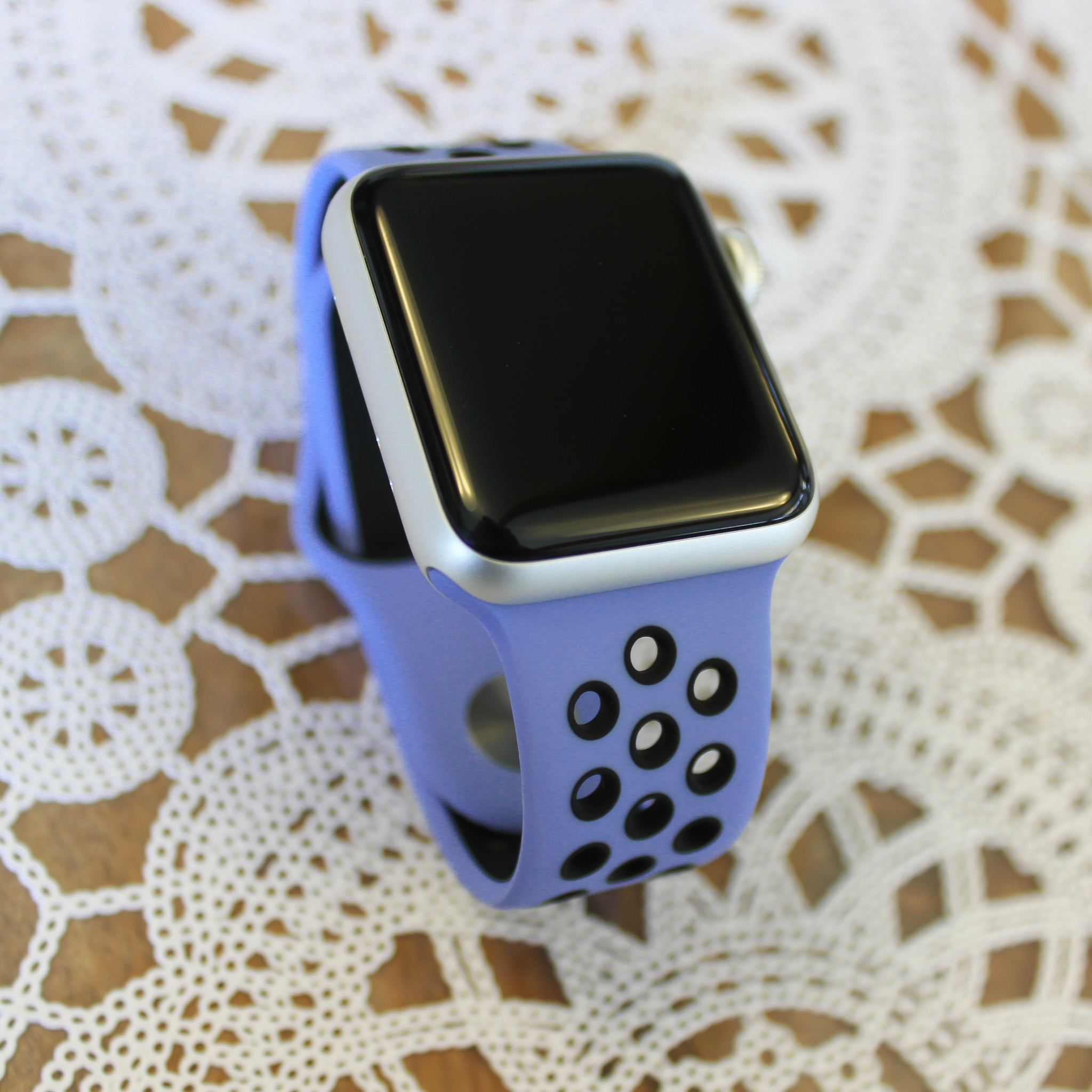 Apple Watch dupla sport szalag - királyi impulzus fekete