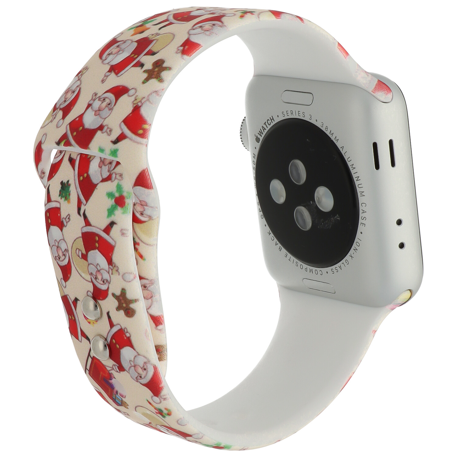  Apple Watch nyomtatás sport szalag - Karácsonyi Mikulás piros