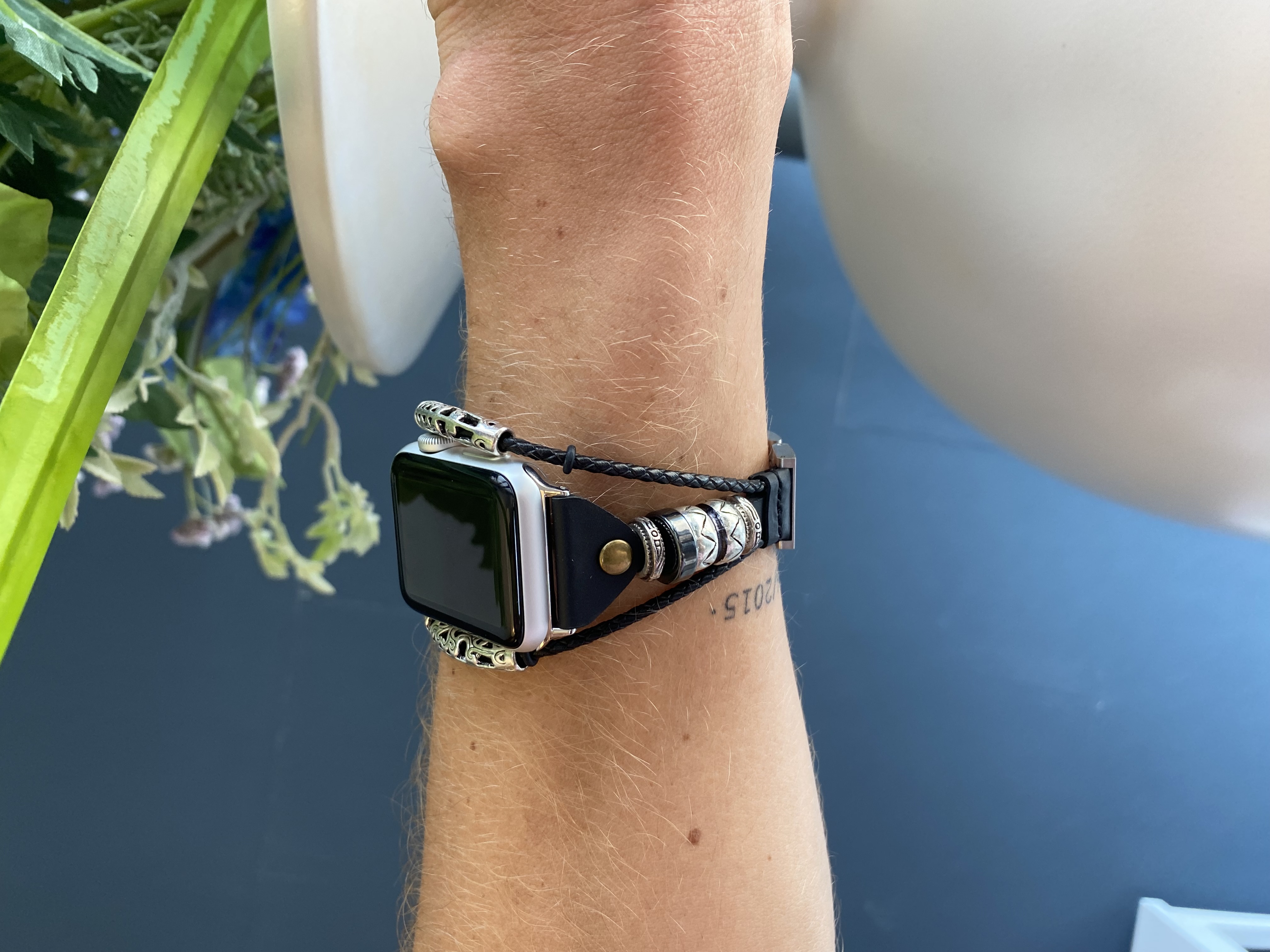 Apple Watch bőr ékszerpánt - barna