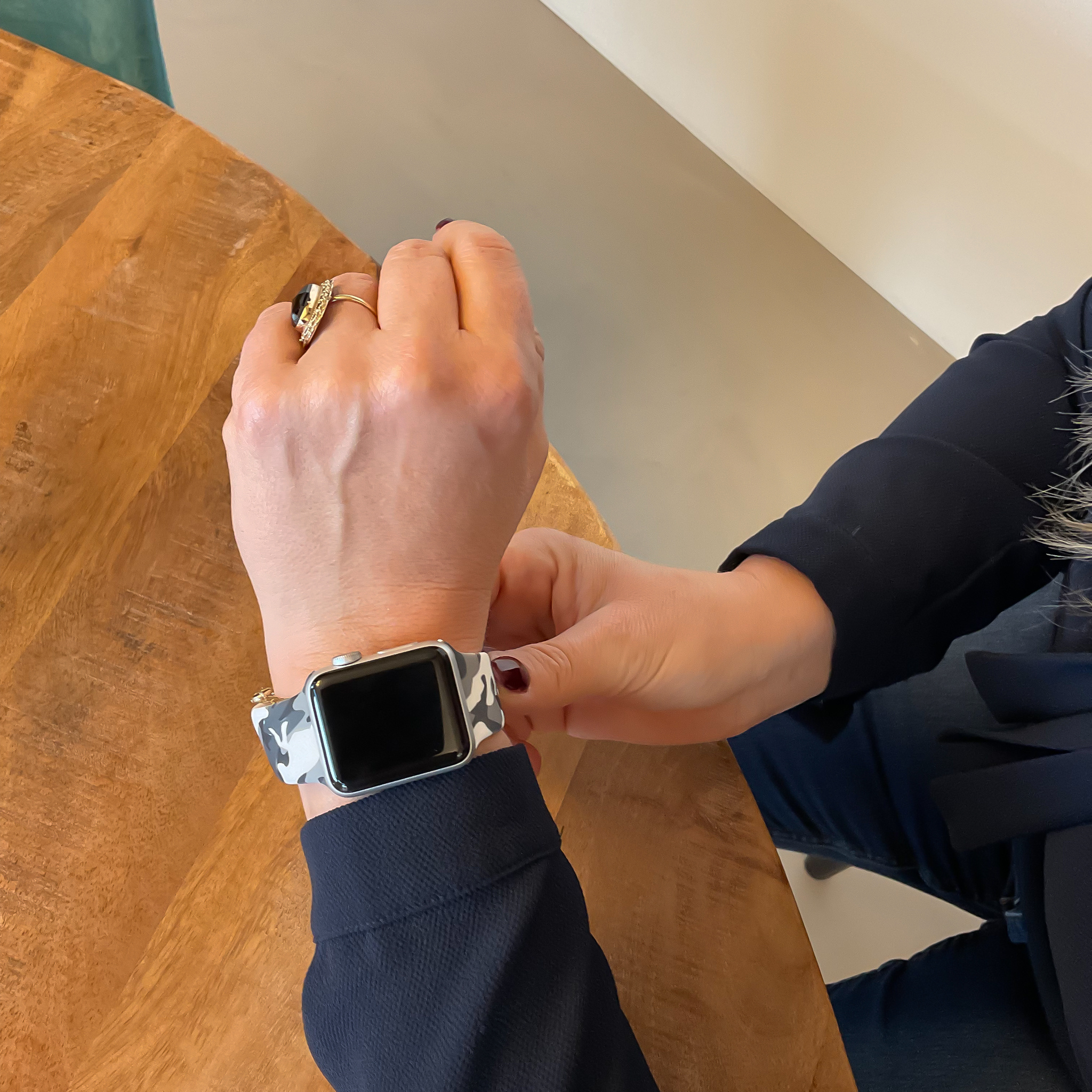  Apple Watch nyomtatott sportszalag - terepszínű