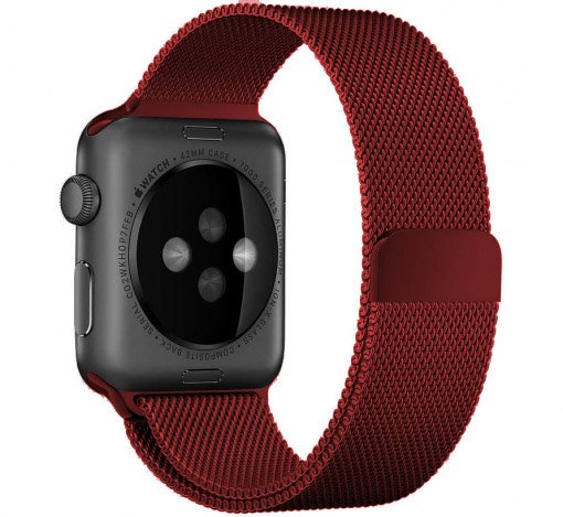  Apple Watch milánói pánt - piros