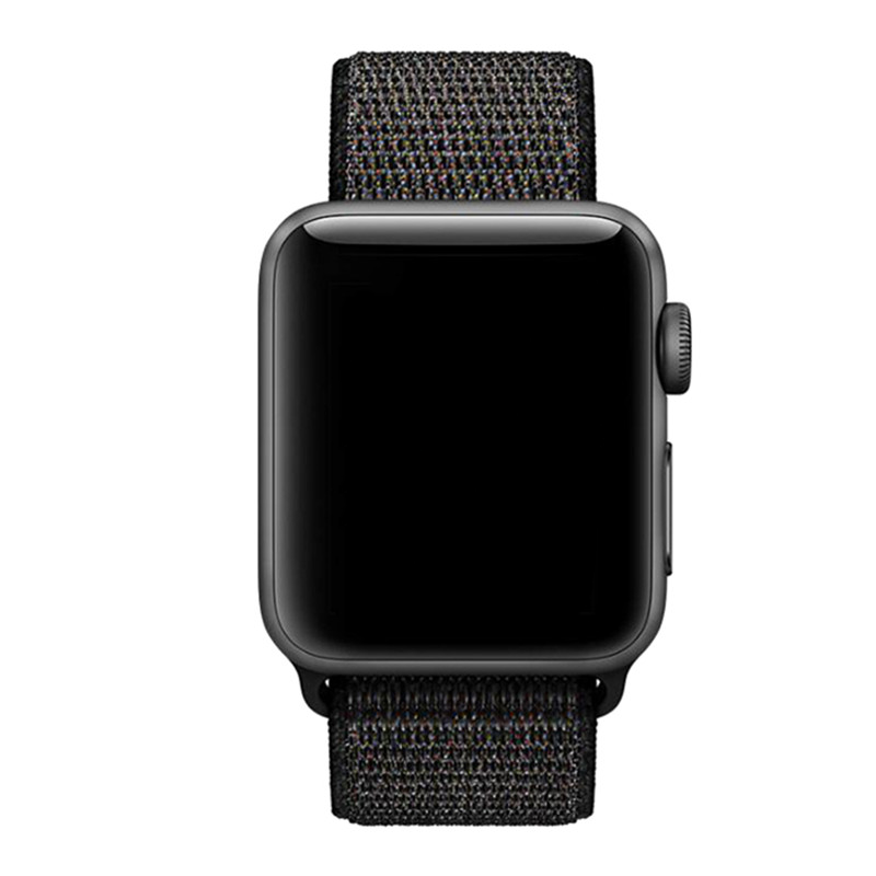  Apple Watch Nejlon sport futóöv - fekete mix
