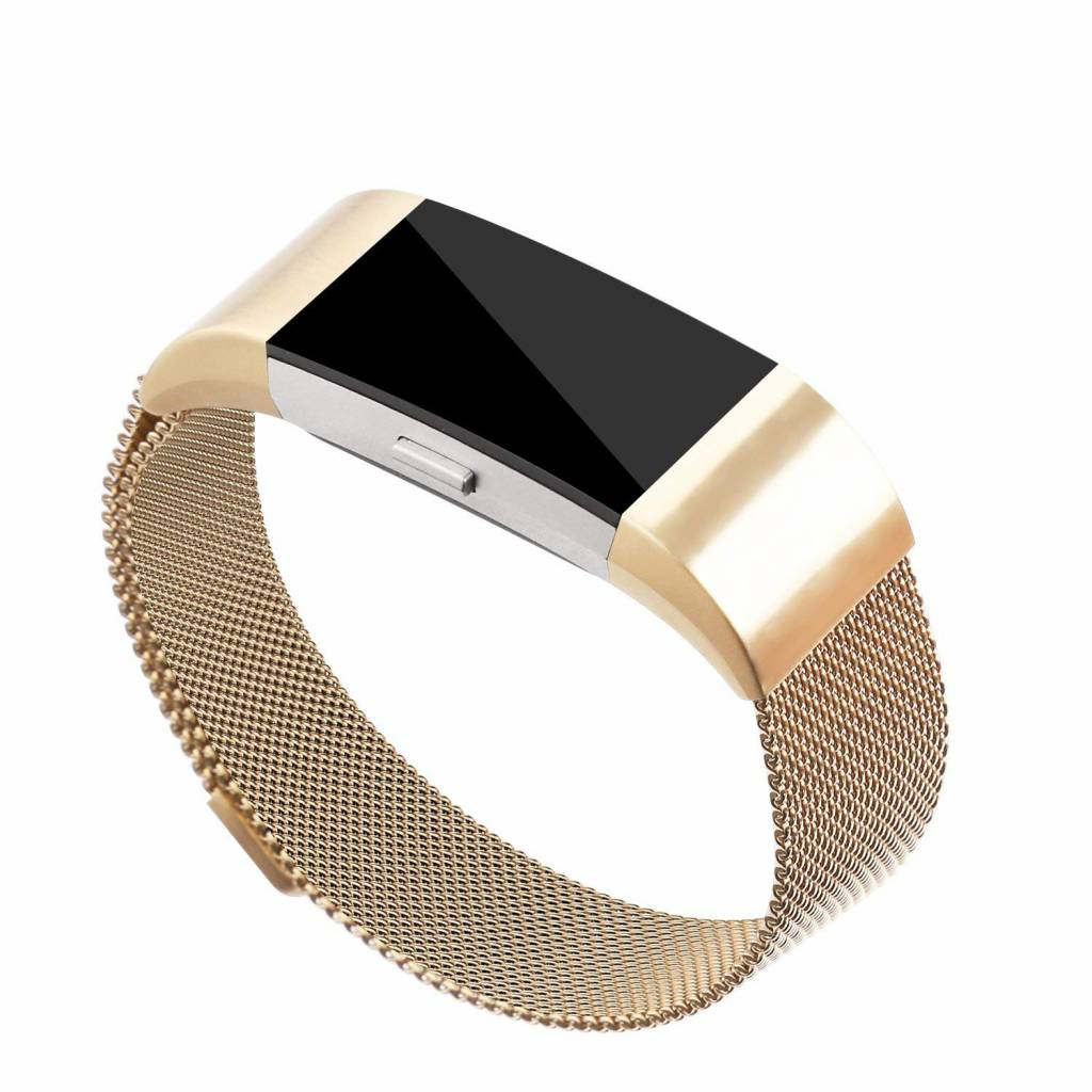 Fitbit Charge 2 milánói szalag - arany