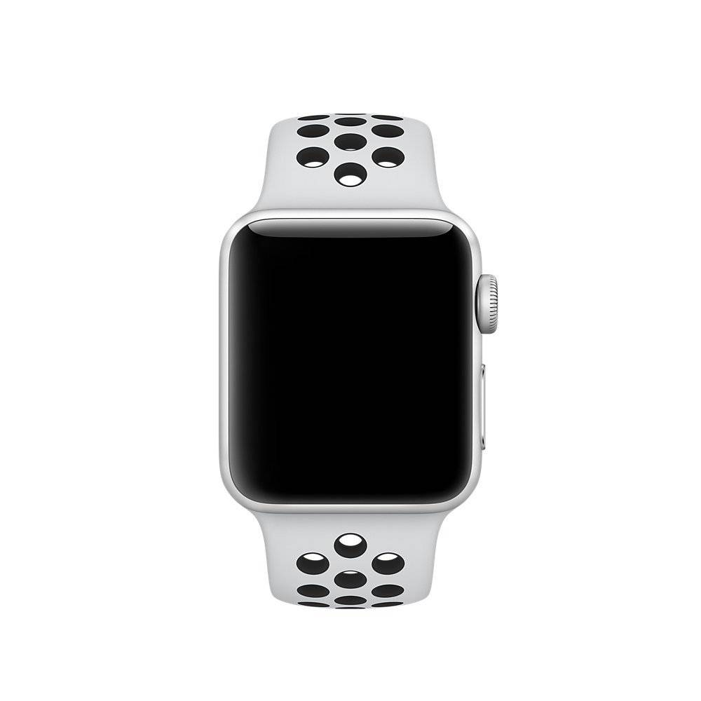  Apple Watch dupla sport szalag - fehér fekete