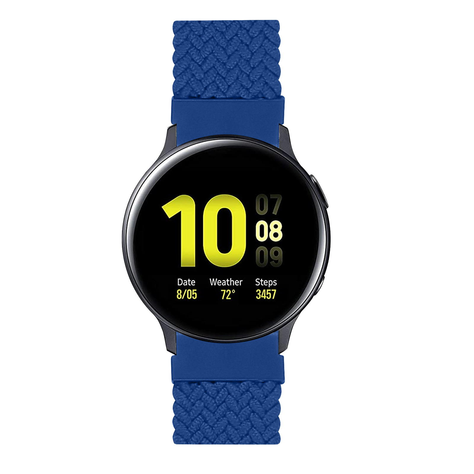 Samsung Galaxy Watch Nejlon fonott szóló szíj - atlanti kék