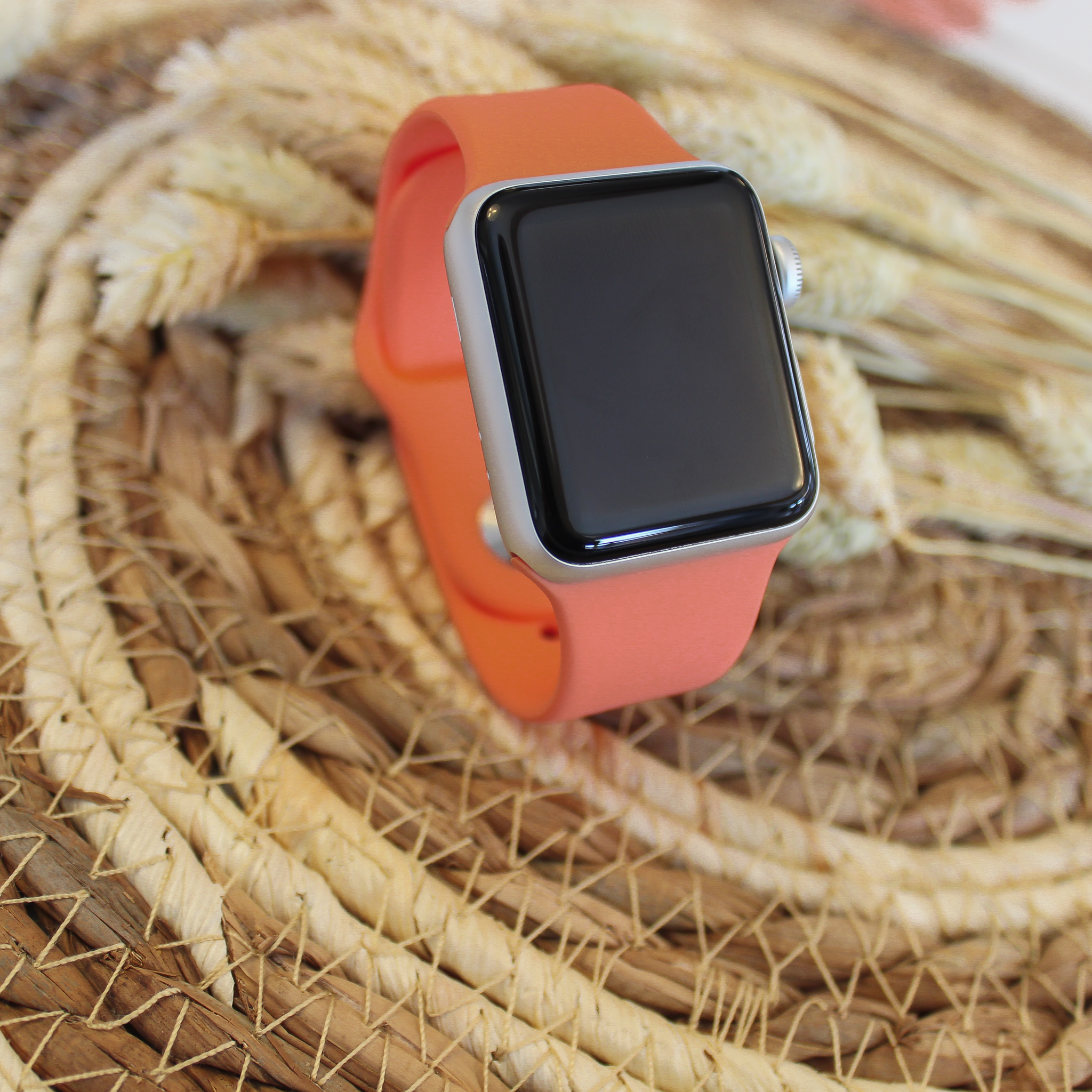  Apple Watch sport szalag - narancssárga rózsaszín