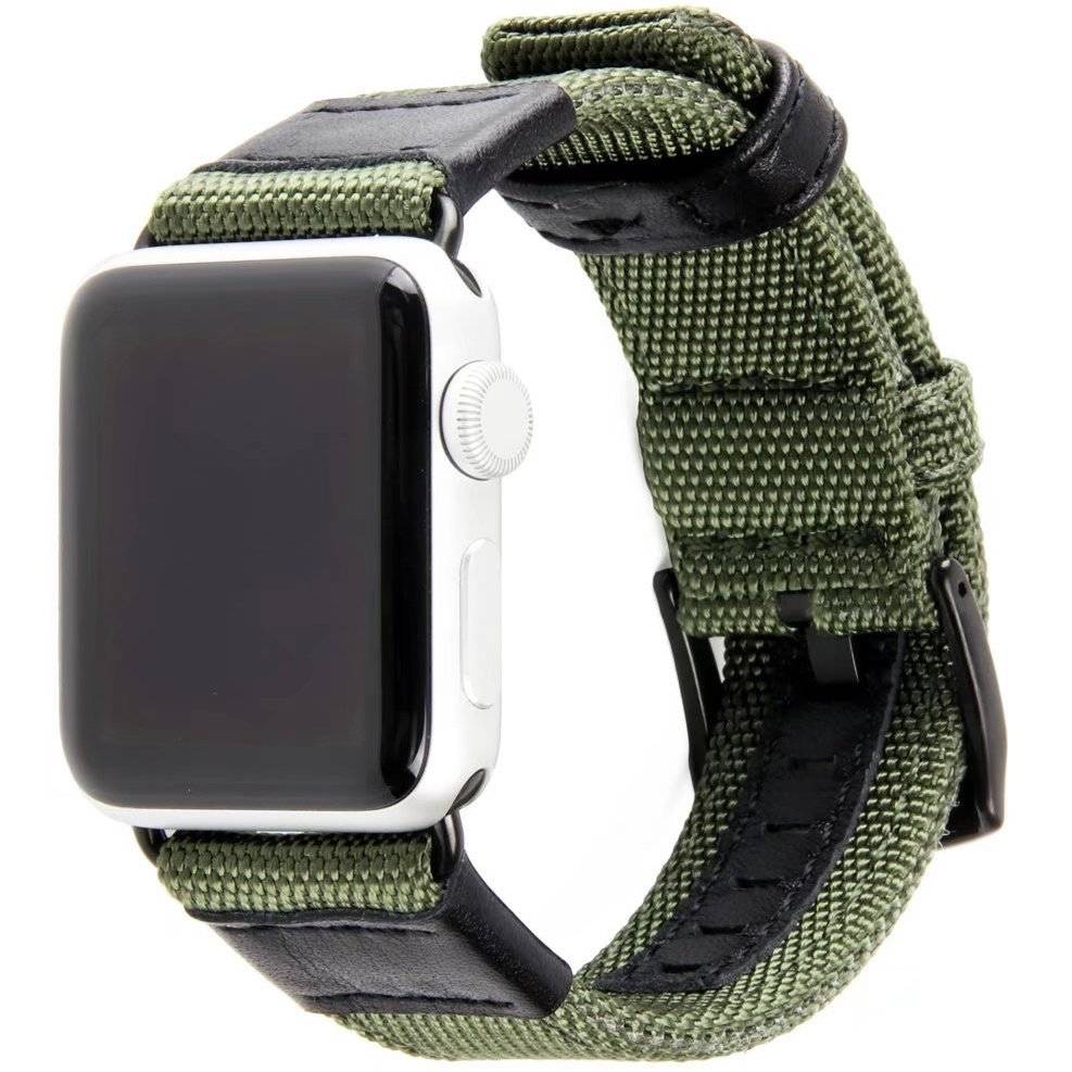  Apple Watch Nejlon katonai sáv - zöld