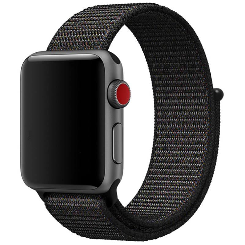  Apple Watch Nejlon sport futóöv - fekete mix