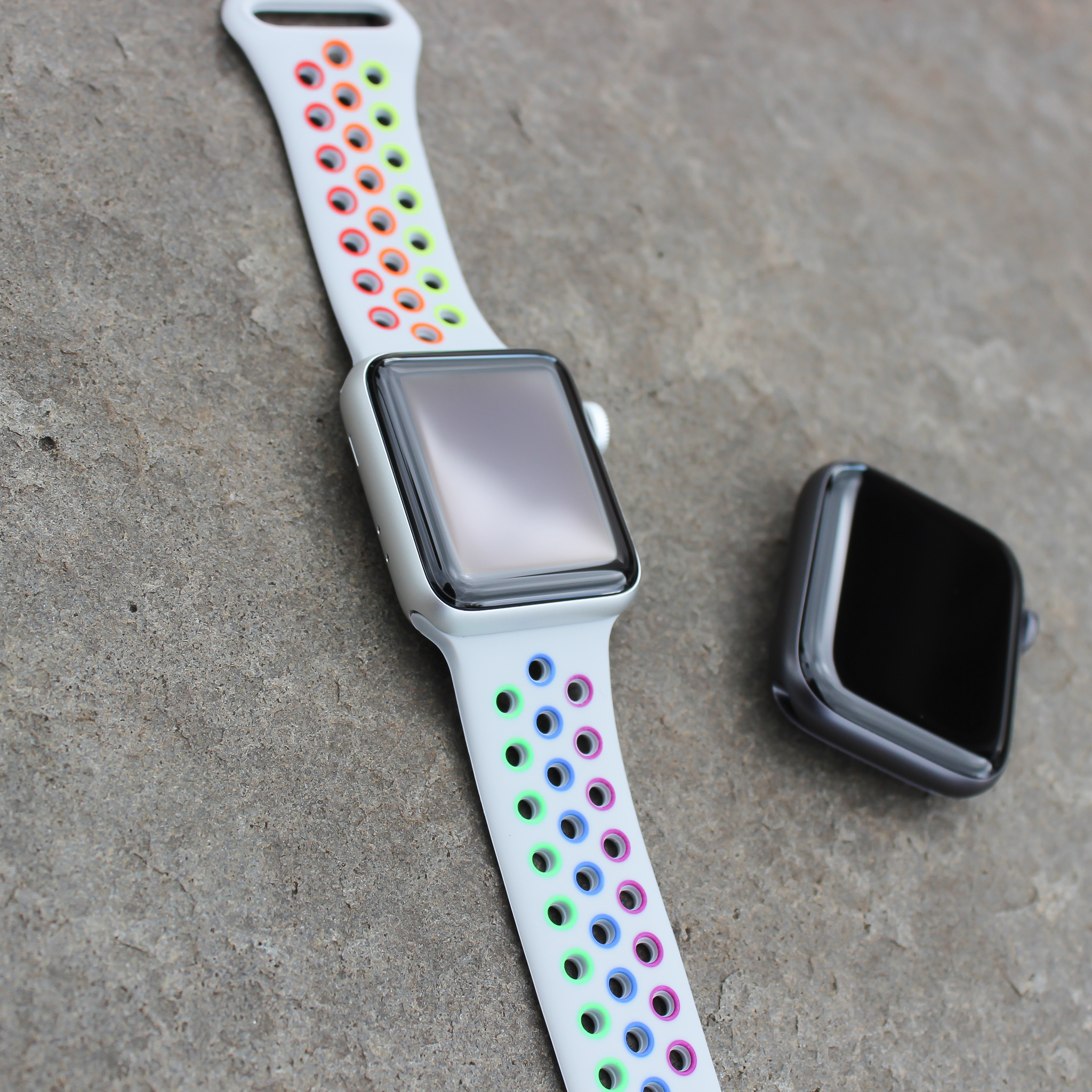  Apple Watch dupla sport pánt - színes köd