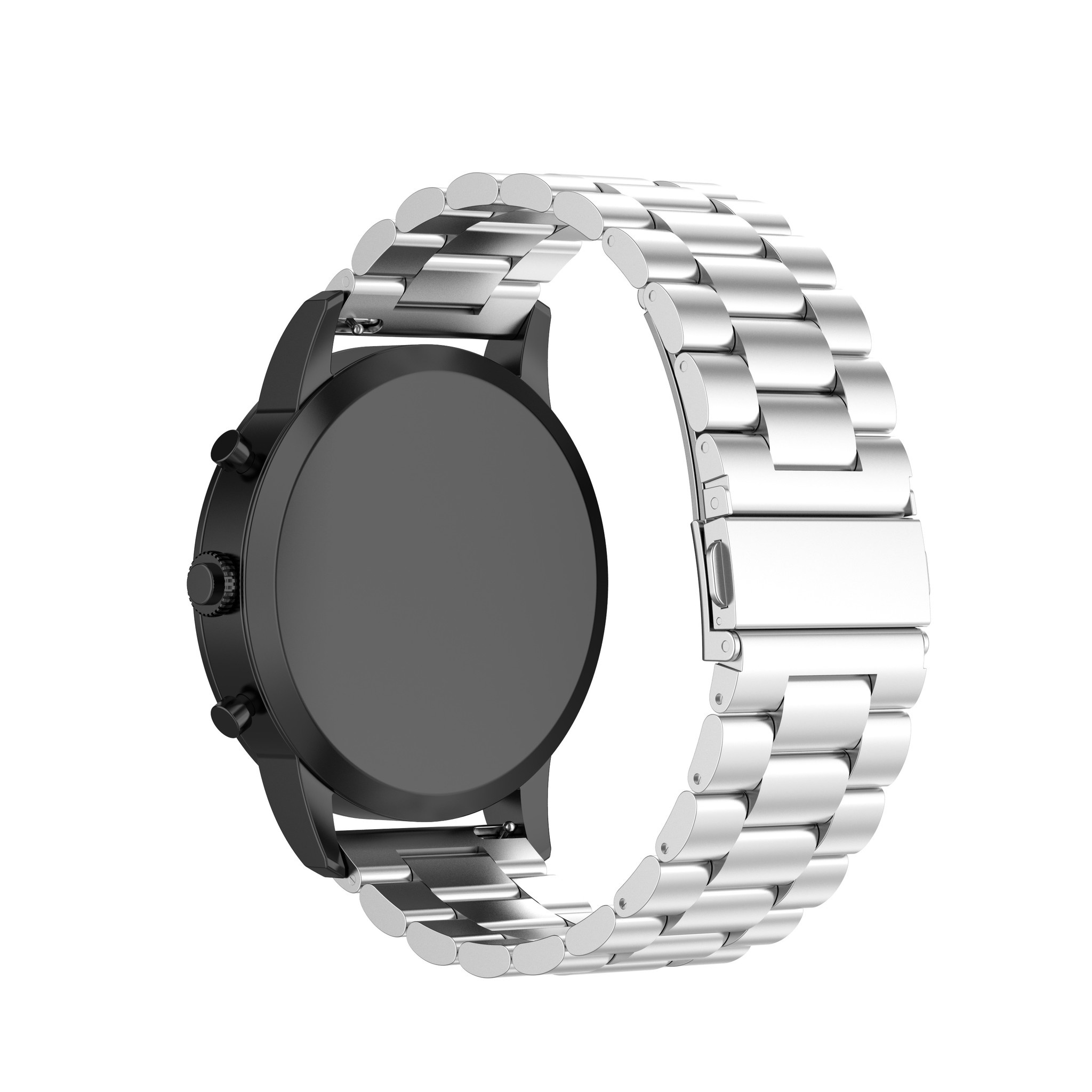Huawei Watch GT gyöngyök Acél láncszem szalag - ezüst